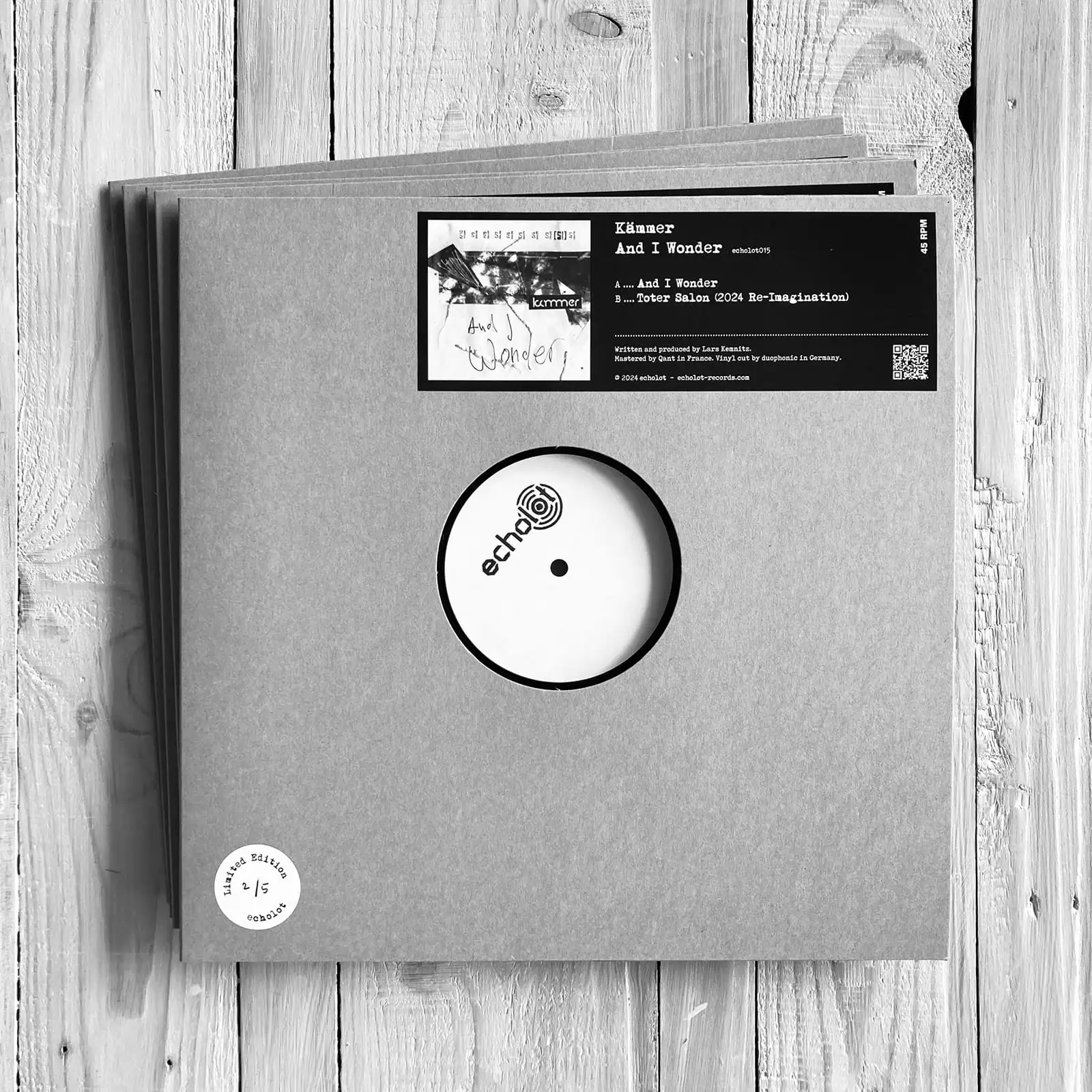And I Wonder Vinyl Cover