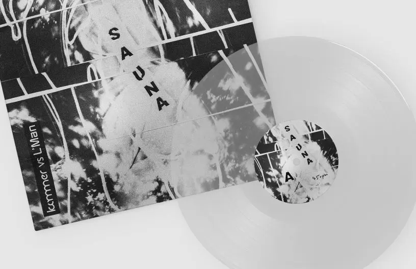 Sauna Vinyl Cover laying flat on a table